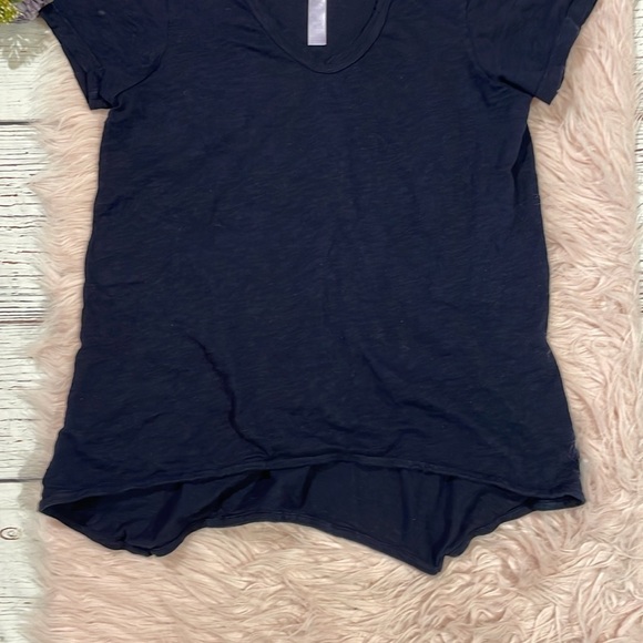Wilt Navy Blue Crew NECK SHORT SLEEVE SHRUNKEN BOYFRIEND TEE - Picture 6 of 9